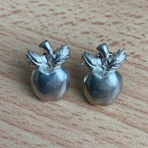Sterling 925 Apple earrings
